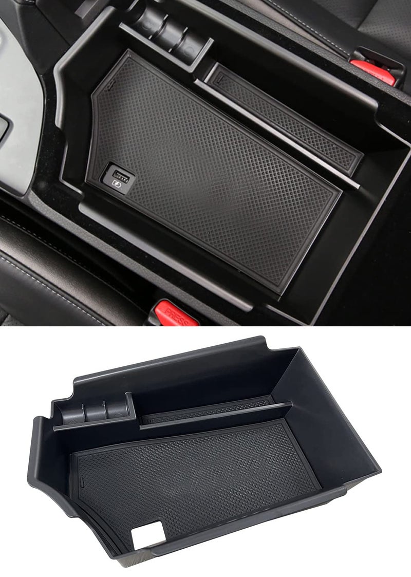 Vesul Center Console Armrest Storage Box Compatible with Infiniti QX50 2019-2023/QX55 2022-2023 ABS Tray Insert Organizer Glove Pallet - Image 1